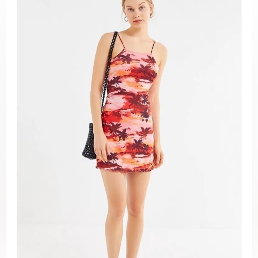 Urban Outfitters 90’s Mesh Mini Dress size SM-hugs the right curves w stretch